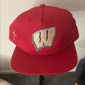 Cactus Jack Red Cap with Embroidered W Logo